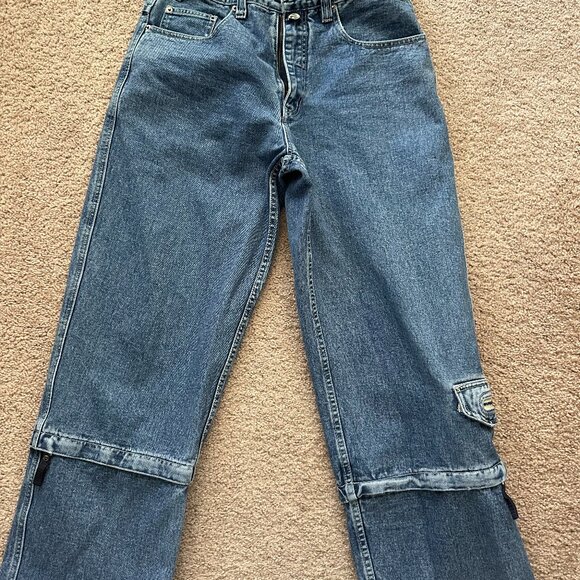 Pepe Wide Leg Baggy Jeans 32x31 - Picture 1 of 8